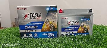 TESLA POWER USA Two Wheeler Battery TPU7B-B - 12 volt