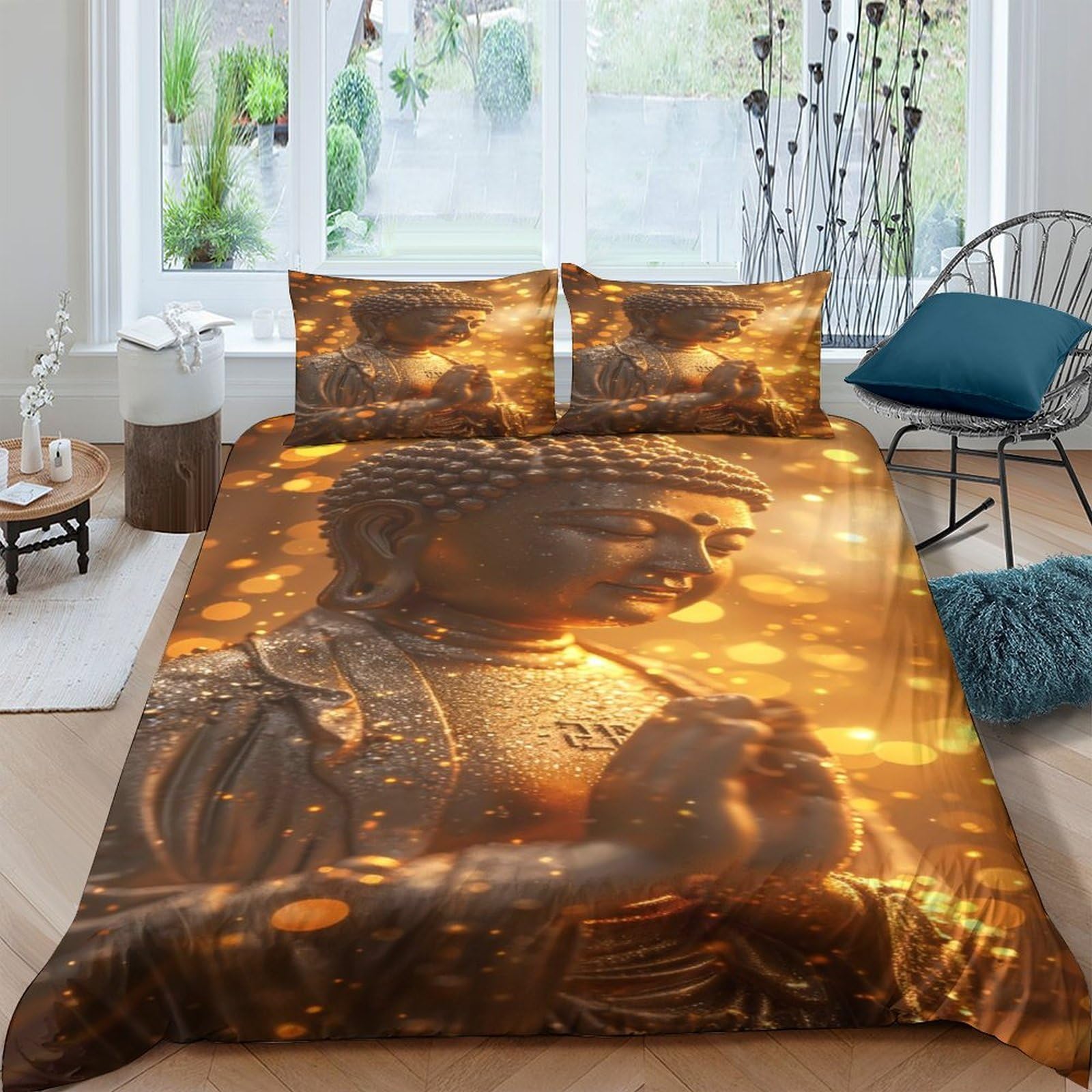 3D Gedruckte Romantisches Paar Motiv Bettbezug Mikrofaser Schlafzimmer Dekor Pärchen Bettwäsche Set Atmungsaktiv Geschenk für Zuhause Super King（260x220cm）