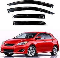 Vista 31 de KPY Moldura deflectora de viento con protección contra la lluvia compatible con GMC Terrain 2018-2023, 4 unidades, para ventana lateral, autoadhesiva