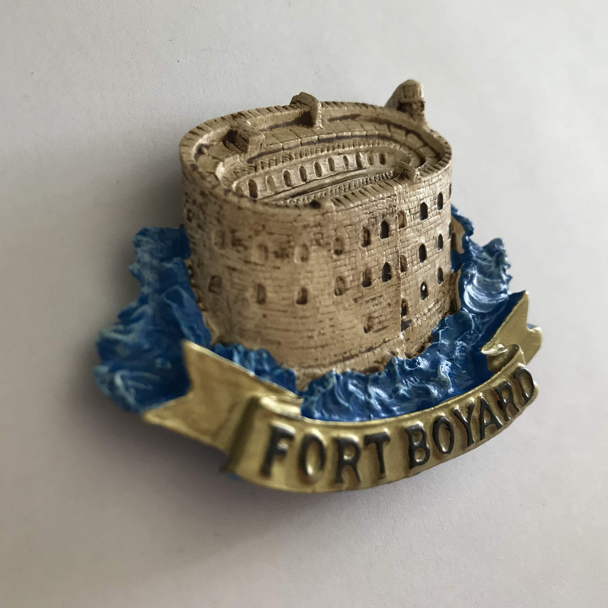 Calamita Da Frigo Fort Boyard 3D – Souvenir In Resina, Collezione Francia, Fatto A Mano