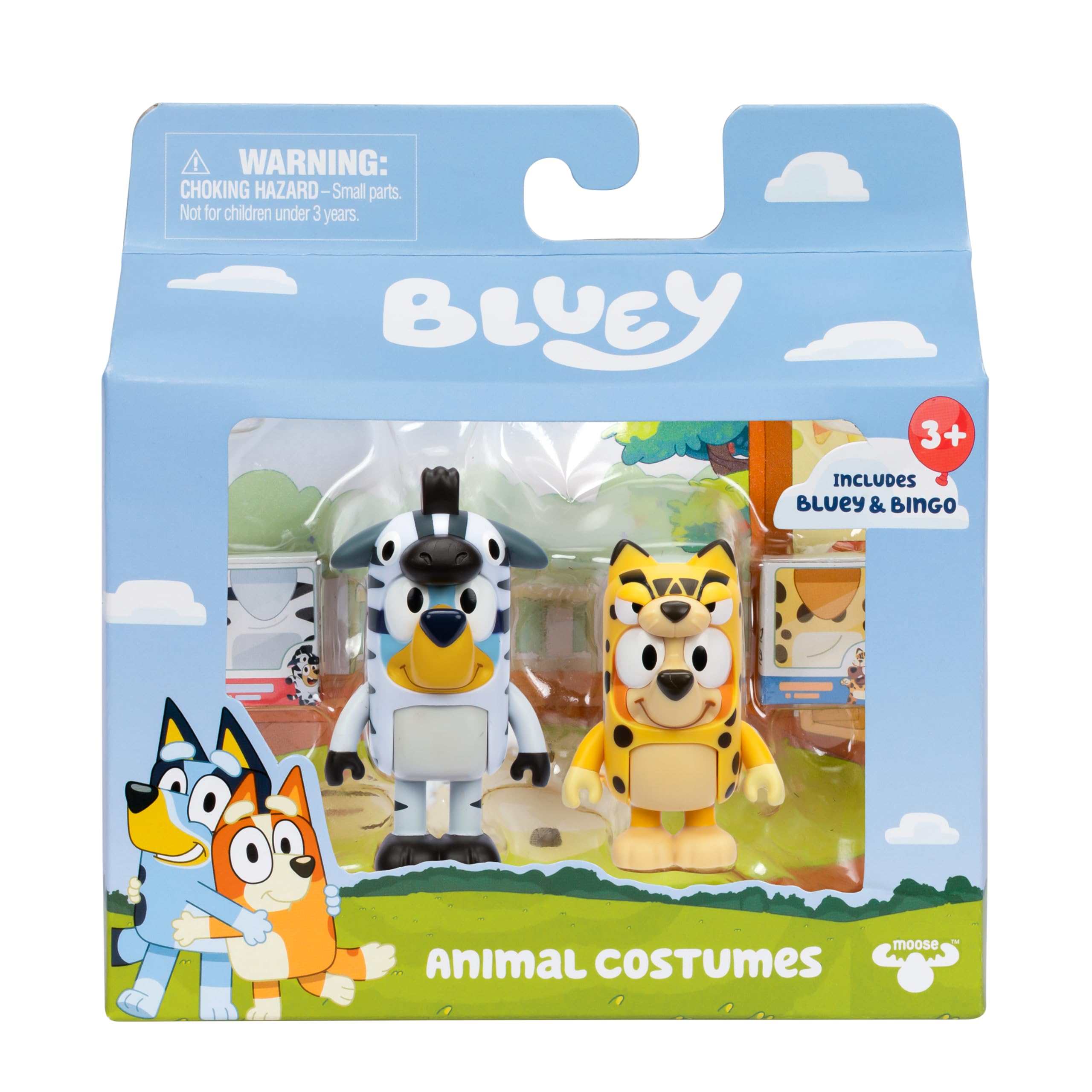 BLUEY S11 Figure 2Pk Animal Costumes