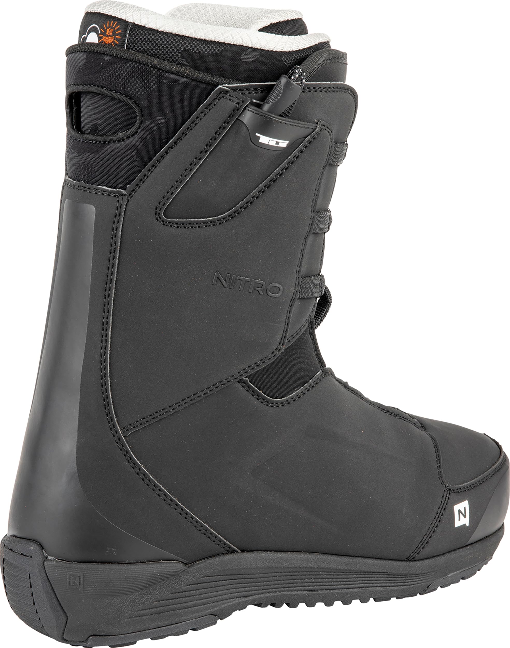 ATOMIC Anthem TLS all Mountain Freeride Freestyle-Sistema di Allacciatura Rapida per Barca e Snowboard, Uomo, Nero, MP 28.0 // EU 42 2/3 // US 10