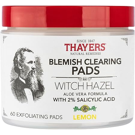 thayers witch hazel blemish clearing pads