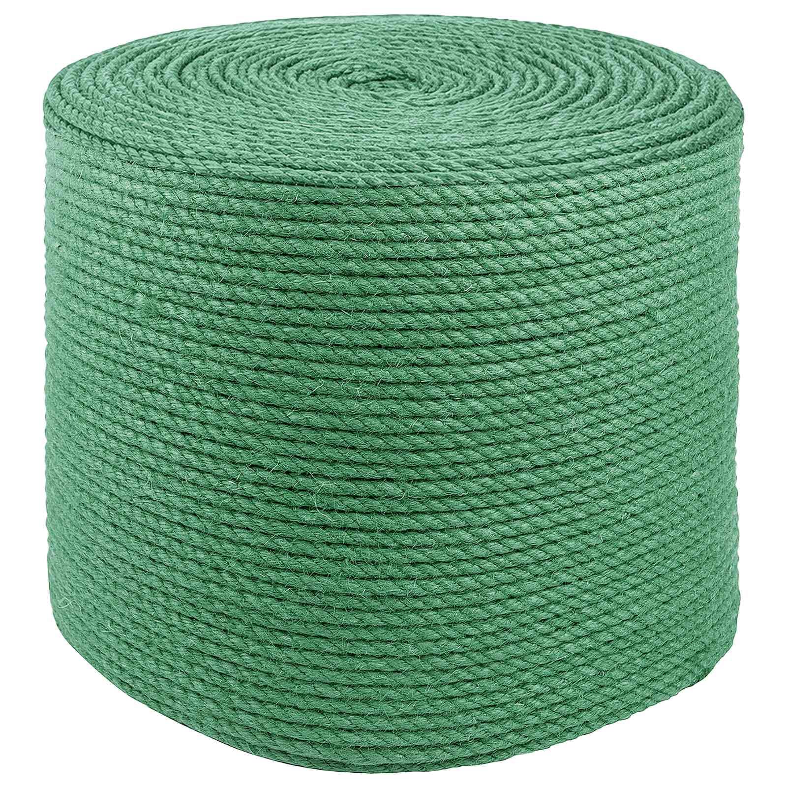 Juteseil Grün 100% Tossa Jute 3-lagig 10er Pack