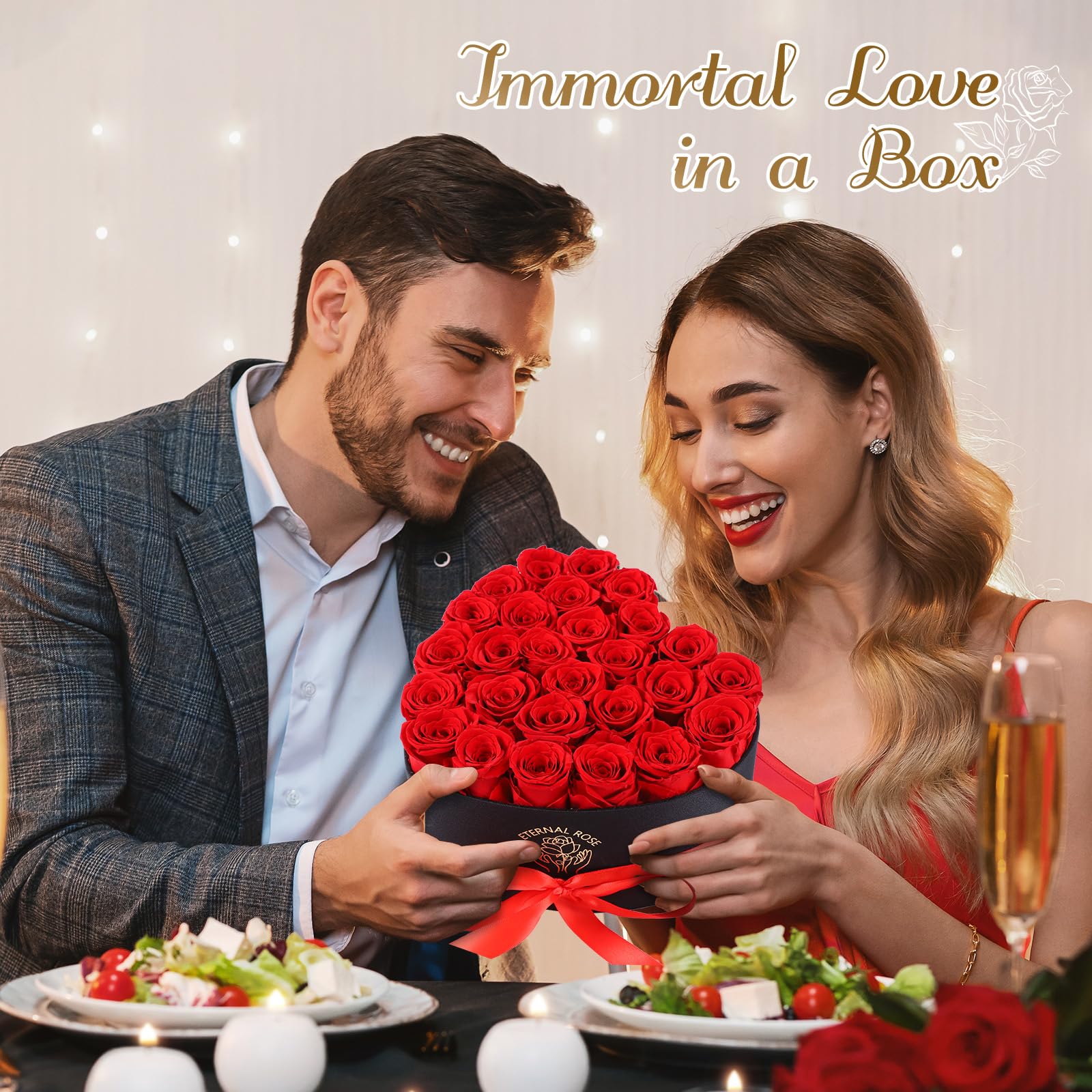 Regalo di San Valentino per lei: una rosa singola che non muore mai come il tuo amore, idea regalo di San Valentino. - Italia