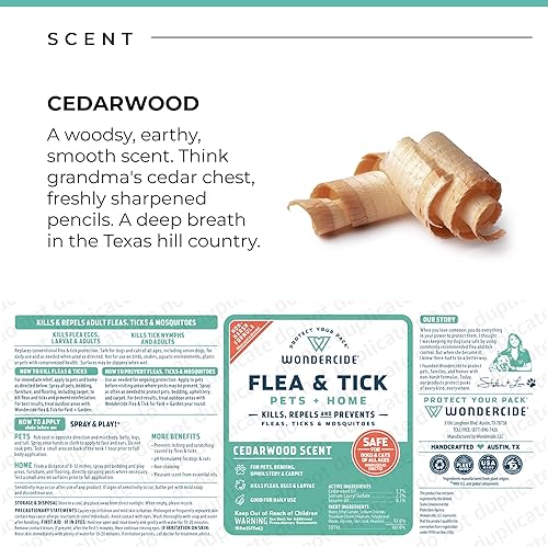 Miniatura 6 de Aerosol Wondercide para control natural de moscas, pulgas y mosquitos, para mascotas y el hogar, cedro, 32 onza