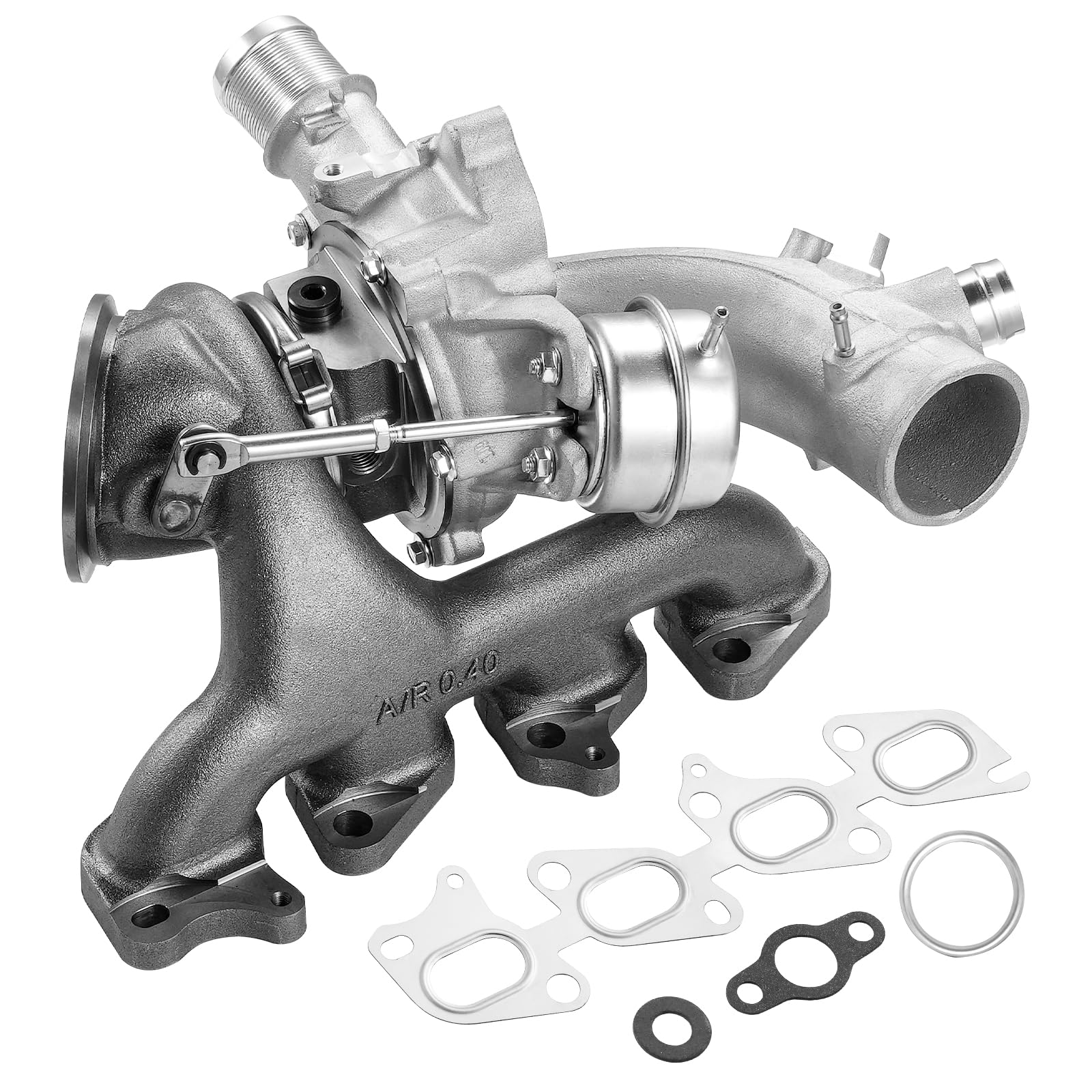 VEVOR Turbocompressore Compatibile con Kit Guarnizioni, Turbocompressore di Ricambio per Motore Auto con Chevy Chevrolet Cruze 2011-2019 1,4 T 781504-5001S 781504-0005 55565353 781504-0001 860156