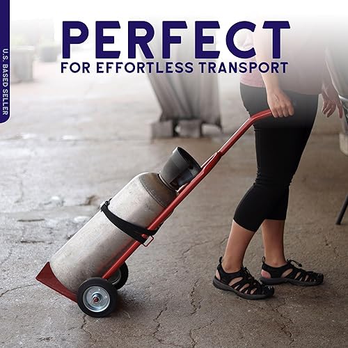 Miniatura 4 de BISupply Carro de tanque de propano - Carro de tanque de propano de 40 libras para tanques de gas propano carro de 2 ruedas