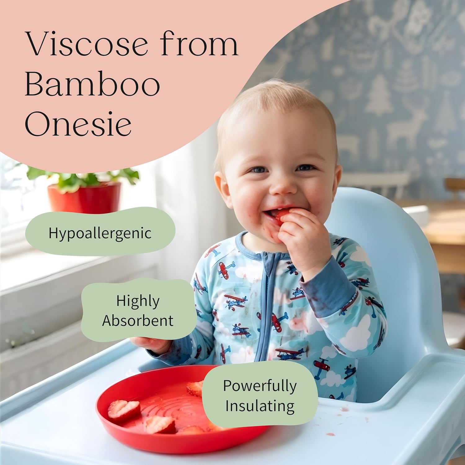 Bamboo Baby Pajamas - Long Sleeve Onesie 95% Viscose from Bamboo Sleepers