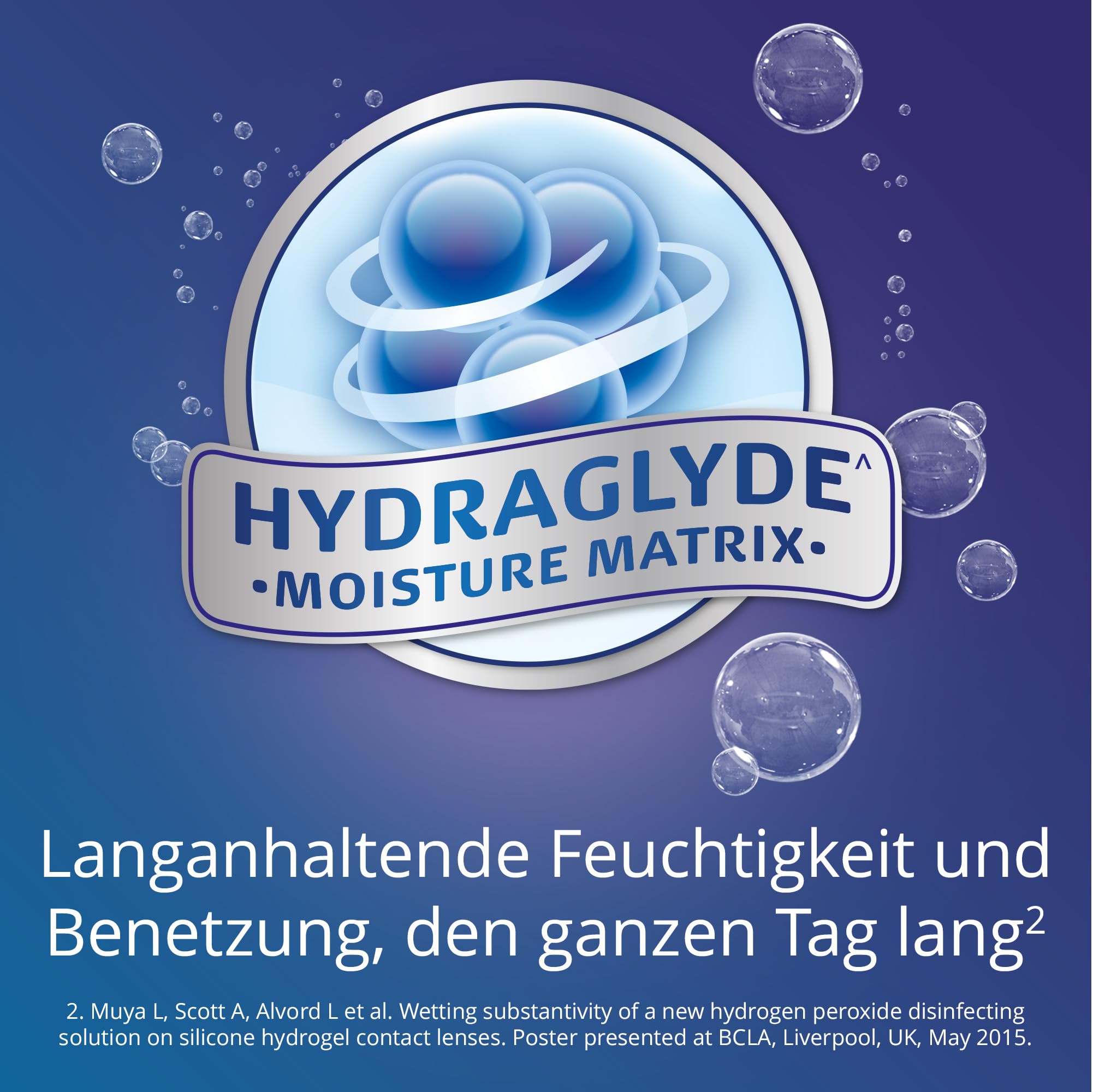 Aosept Plus mit Hydraglyde Kontaktlinsen-Pflegemittel, Vorratspackung, 2 x 360 ml