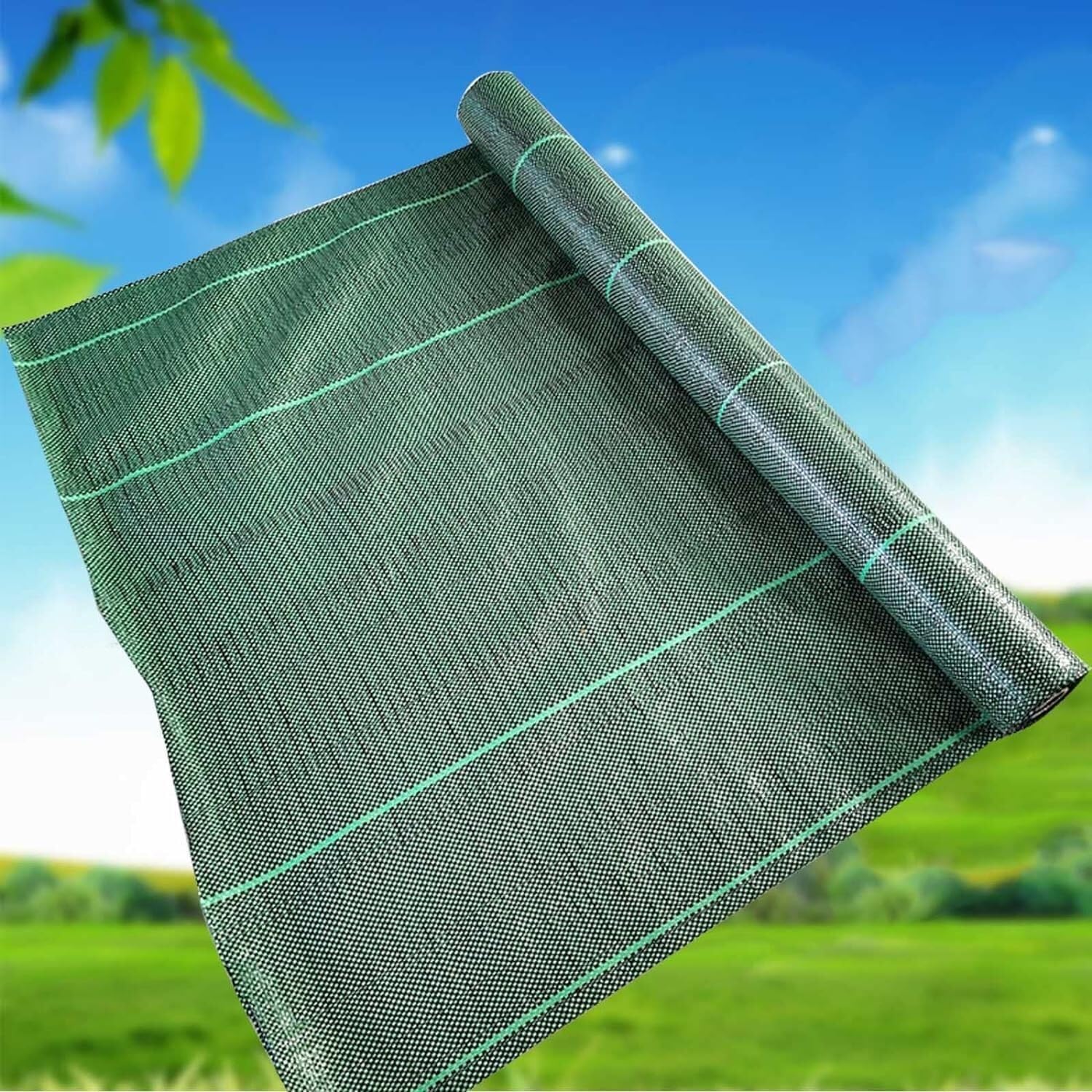 EPANO LXXW Malla Antihierbas Membrana del Control de malezas del geotextil de la Tela de la calzada de la Tela del Paisaje de la Barrera de malezas for la Cama de Flor(5x40ft)