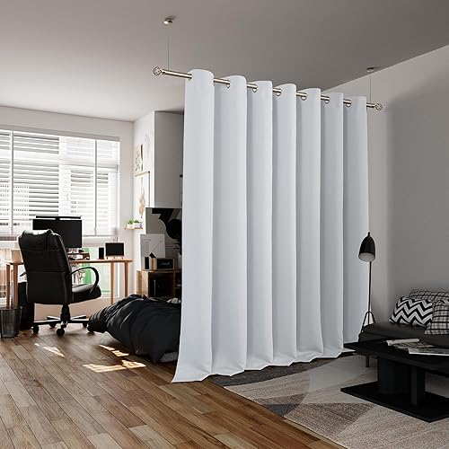 Miniatura 72 de BGment - Cortina para oscurecer habitaciones de 63 pulgadas de largo para dormitorio, cortina de ventana con bloqueo solar y aislamiento térmico