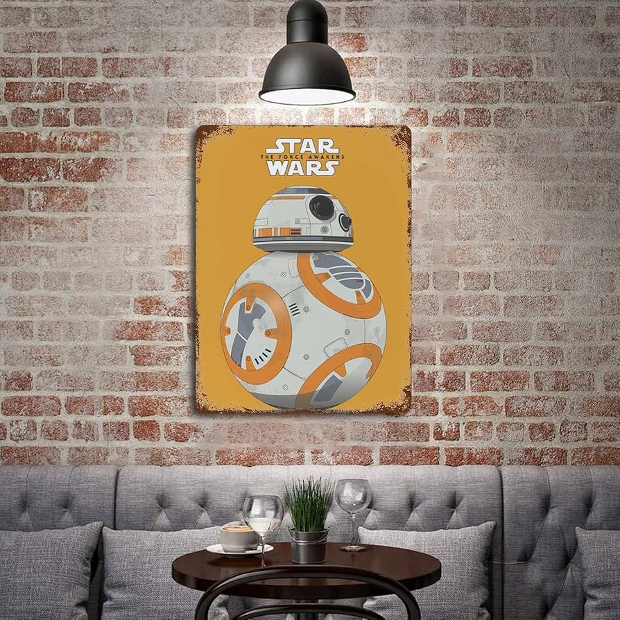 Amazon.co.jp: メタルプレート スターウォーズ BB-8 ブリキ看板