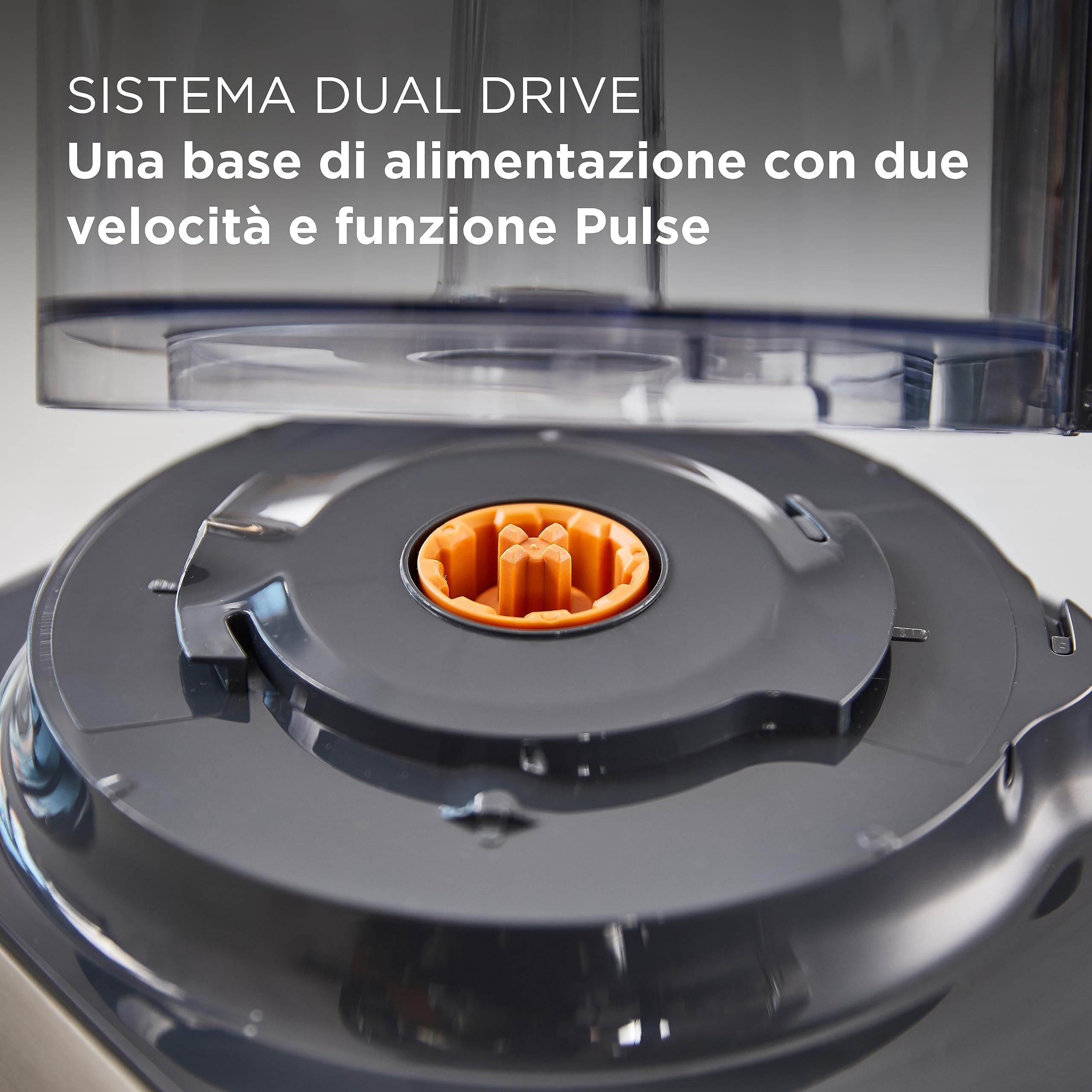 Kenwood Fdm307 Processore alimentare, nero/argento