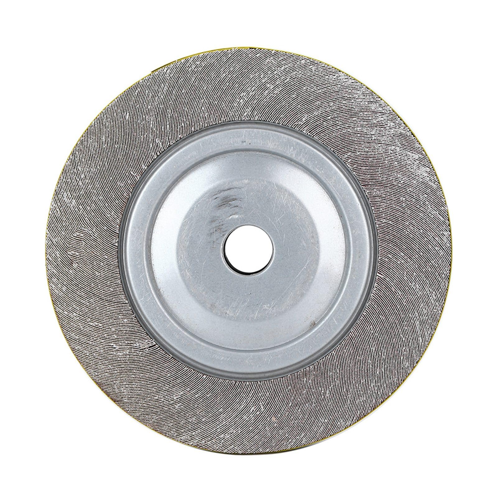 Cocoarm Mola Lucidante per Tubo in Acciaio Inossidabile Alesaggio 260 Mm 32 Mm Girante Materiale Taglio Rapido Elevata Efficienza di Lucidatura per la Finitura dei Metalli (80 maglie)