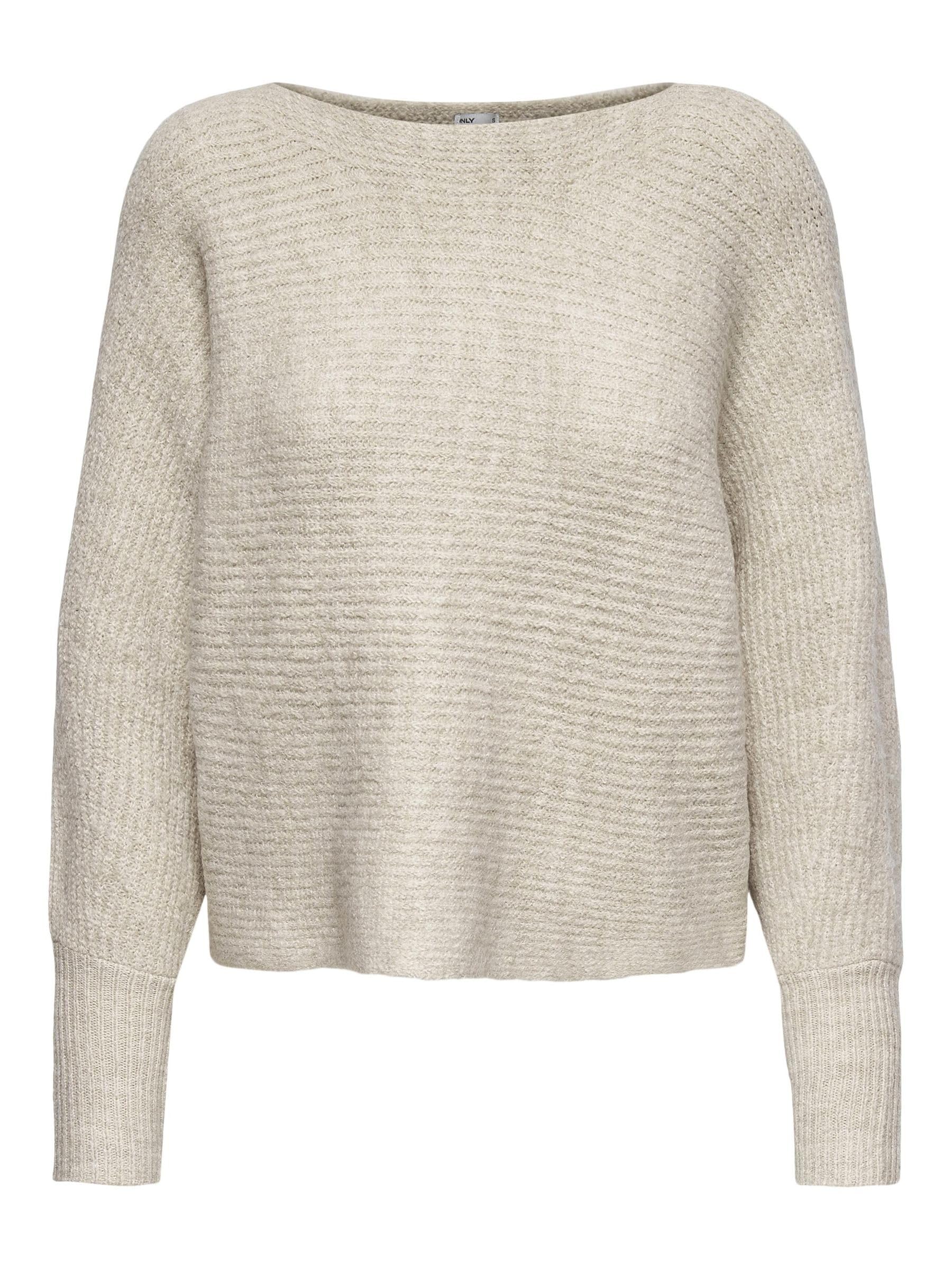 ONLY Women's Onldaniella L/S KNT Noos Pullover, Ecru, M
