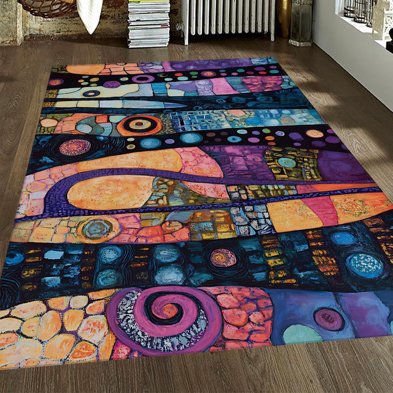 Tapis à poils bas lavables fini les taches dans le salon ou la classe