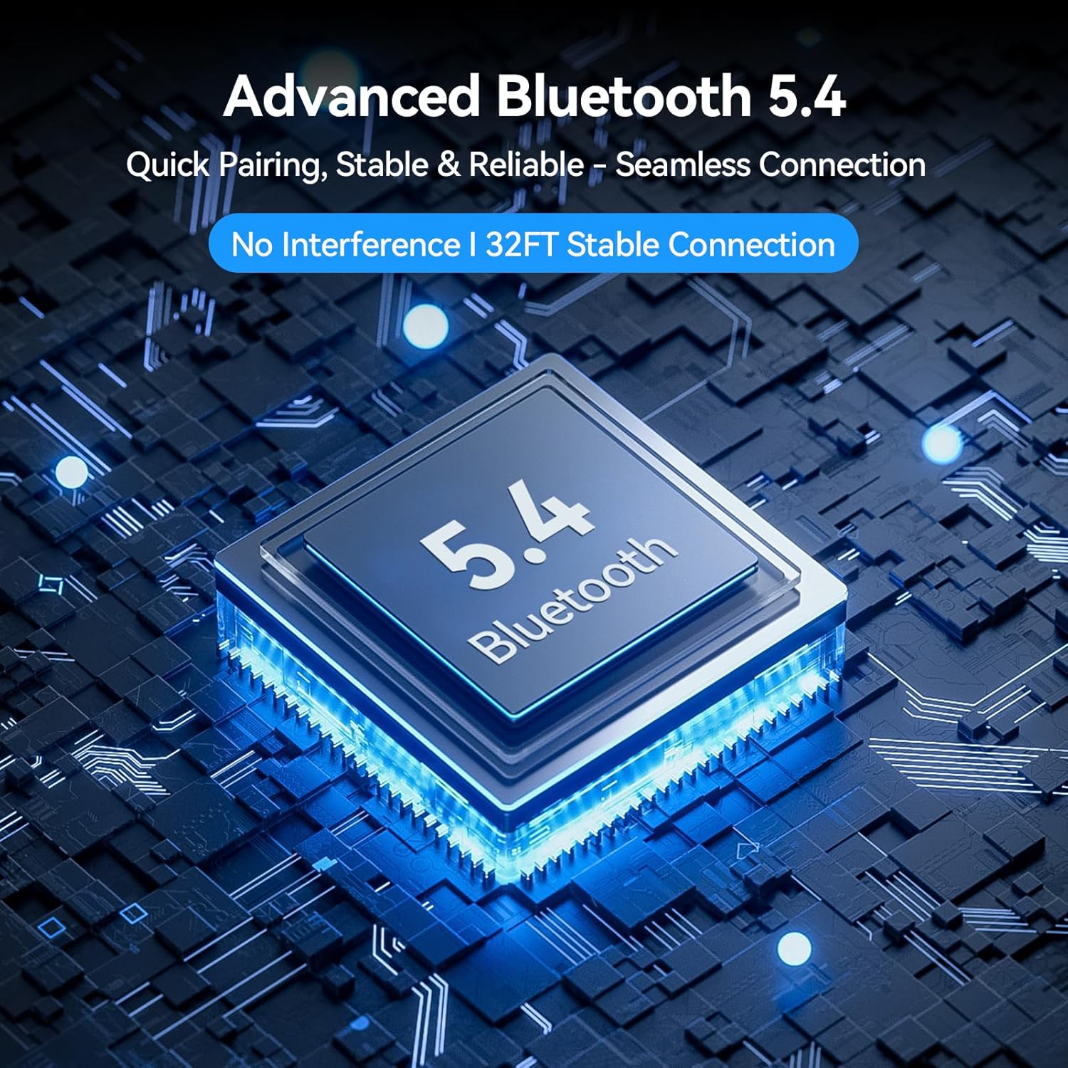 NANK Ultra Clip On Earbuds, Wireless Bluetooth 5.4 Wireless Open Ear Clip-on Headphones, Adaptive Comfort & Secure Fit, AI Noise Cancelling Calls, 24H Playtime, IPX5 Waterproof for Workdays Sports - Image 5