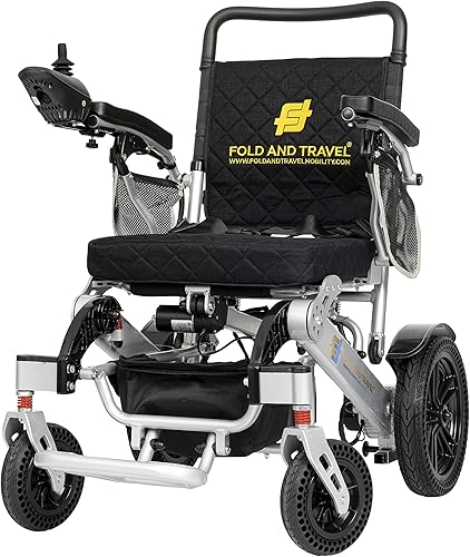 Silla de ruedas eléctrica plegable de alta calidad, ligera, plegable, automática, silla de ruedas