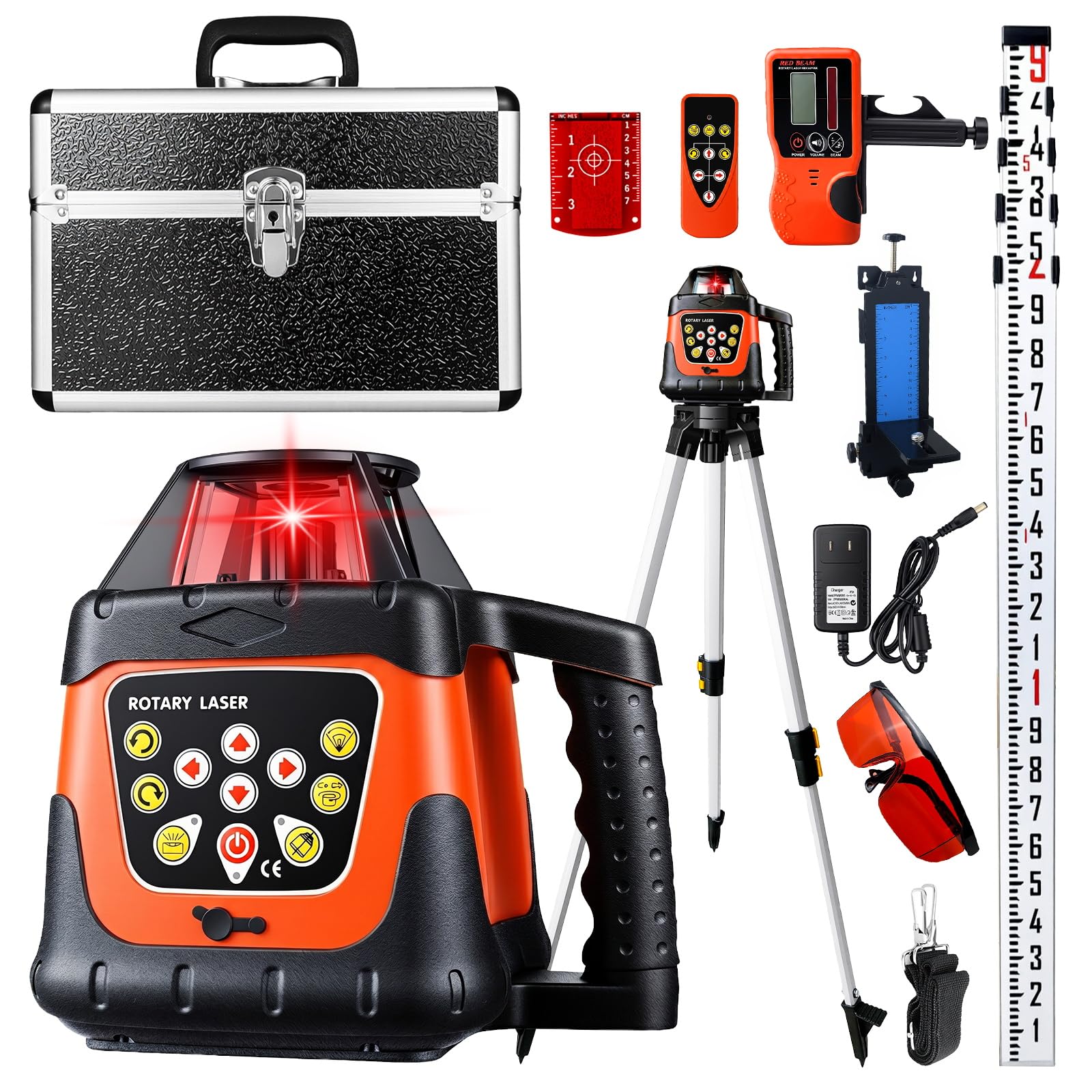 Industrial Rotary Laser Level - 2000ft Range -9