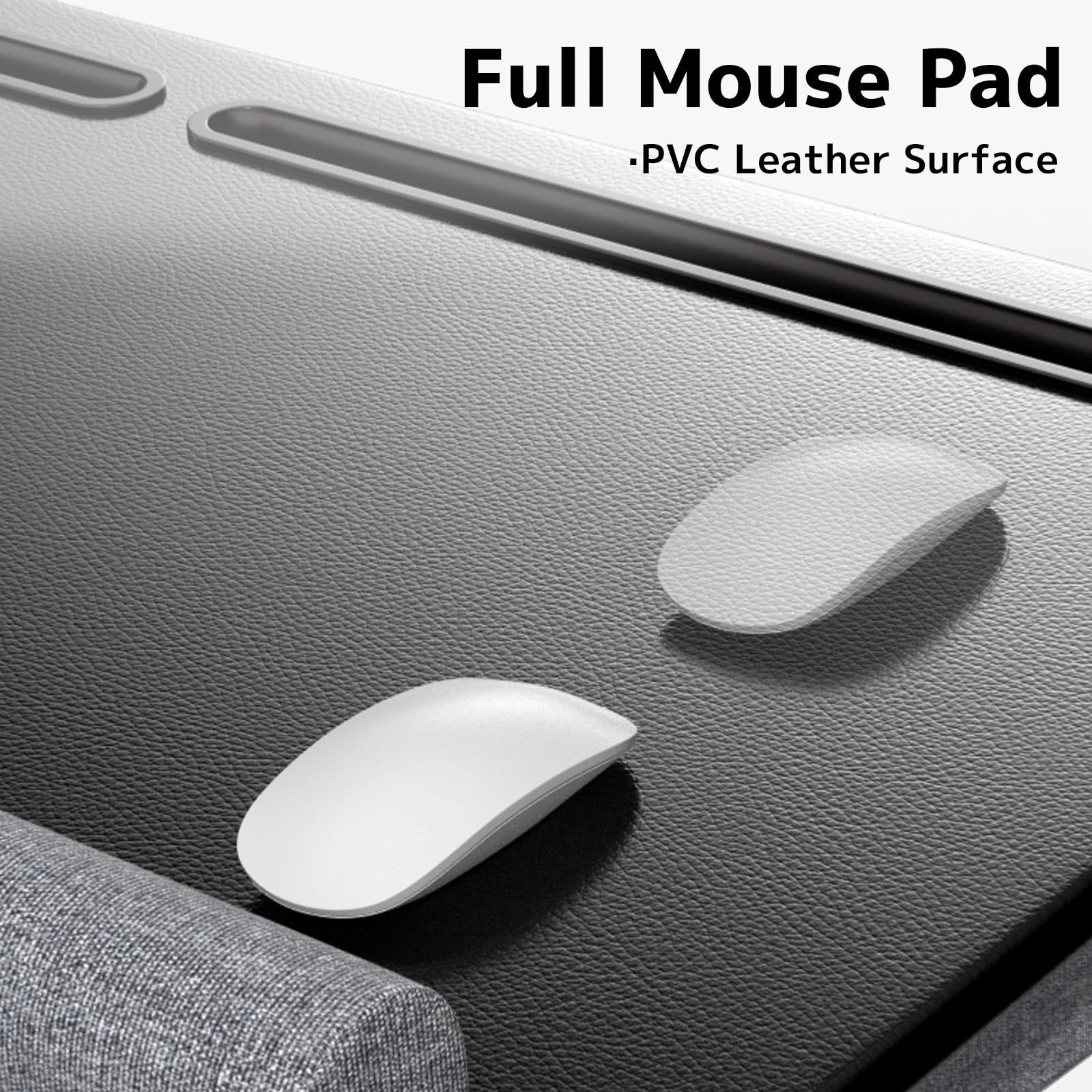 Lap Desk Laptop Tray met kussen, Laptop Houder met Ingebouwde Mouse Pad/ Polssteun/Telefoon Slot, Ondersteuning tot 17 Inch notebook voor bed en bank