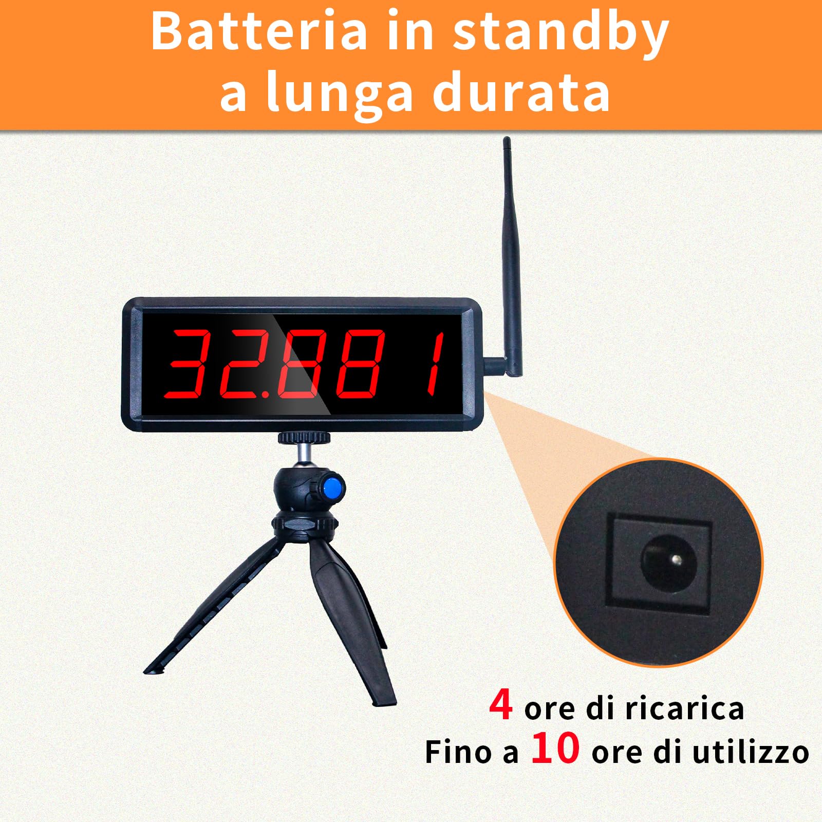 LUCKY TIME Cronometro laser wireless per sprint, sistema di allenamento laser a batteria per sprint su distanze di 40 e 60 iarde, display a LED rosso, cronometro da corsa per allenamento di velocità