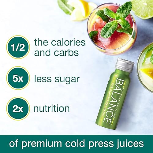 Miniatura 10 de Superfood Shot - Batidos orgánicos de frutas verduras verdes cúrcuma saúco combate la inflamación desarrolla inmunidad consigue 12 día de frutas y