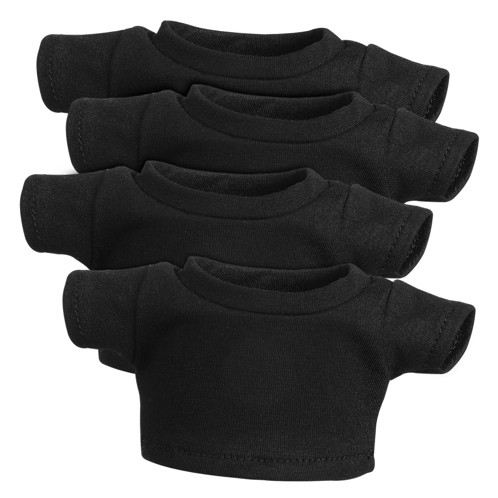 LIOOBO 4Pcs Short Sleeve T Shirts for Stuffed Bears Replaceable Doll T Shirts Delicate Doll Clothes Stuffed Animal Accessories