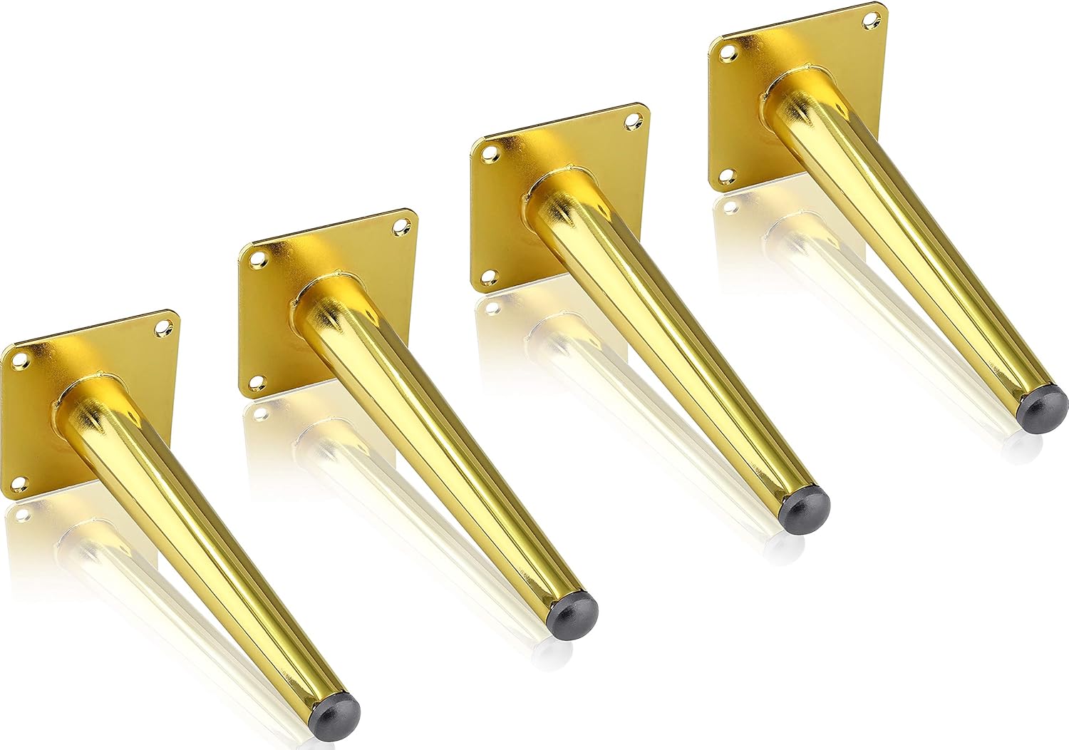 Buy Seimneire 4pcs 8 Inch Furniture Legs Straight Conical Metal Legs Luxury Gold Mid Century Style Furniture Feet For Sofa Cabinet Table Chair Cupboard Couch Ottoman Home Diy Projects Online In Turkey B08r9j5797