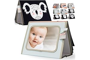 Soft Baby Tummy Time Book with Sensory Discoveries