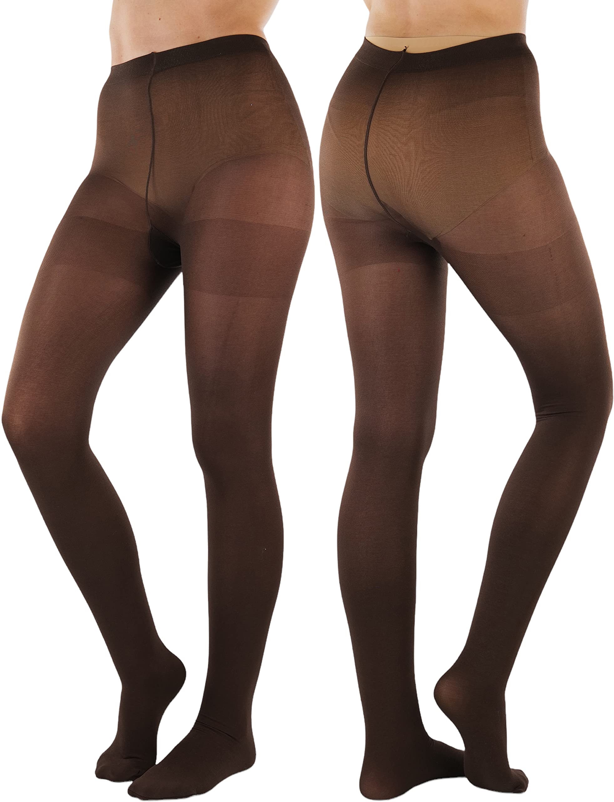 ToBeInStyle Women's Nylon Solid Opaque Pantyhose Tights