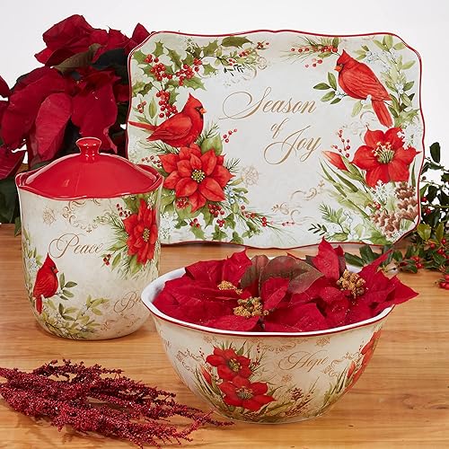 Miniatura 6 de Certified International Winter's Medley - Juego de vajilla de 16 piezas, servicio para 4