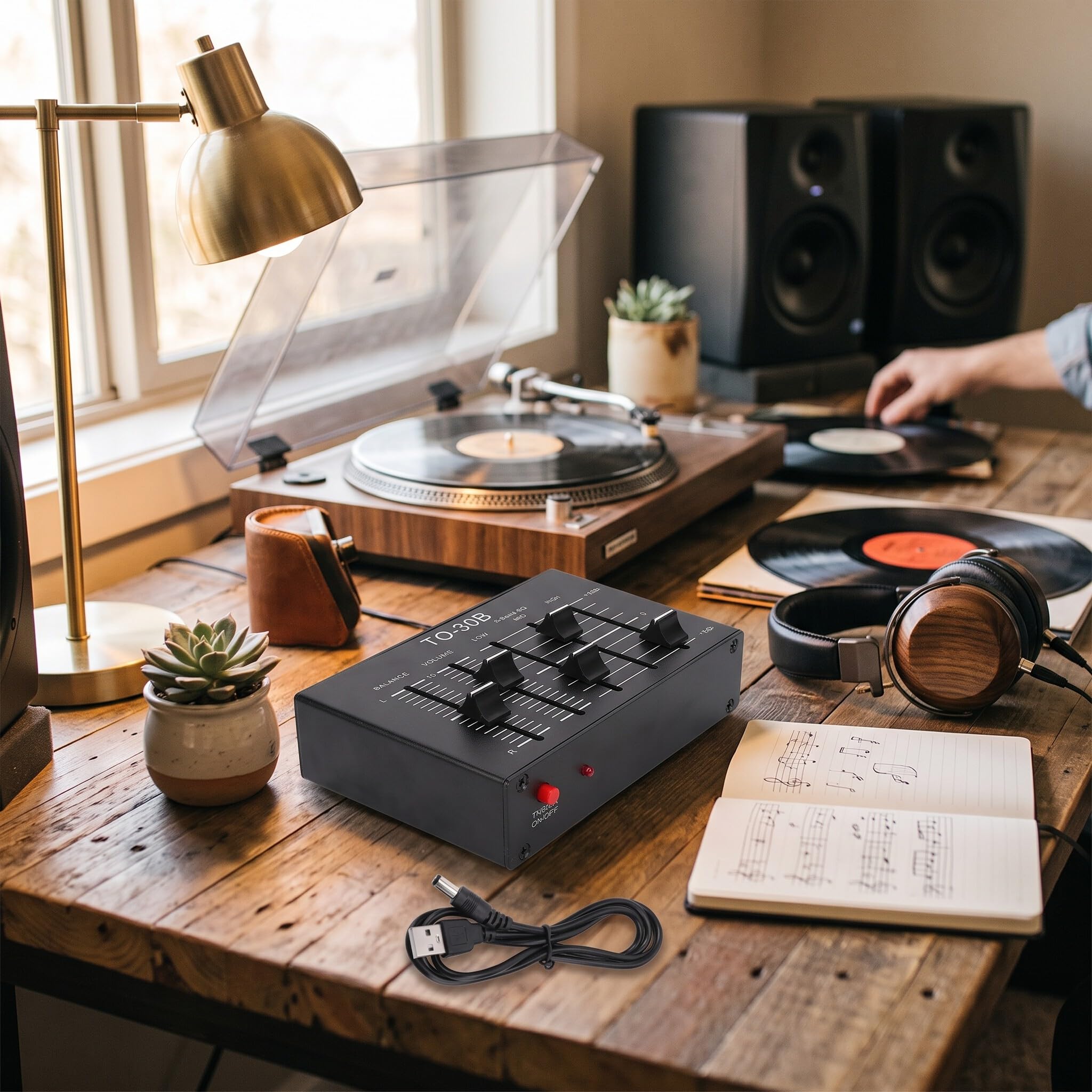 3-pasmowy Korektor, 20 Hz–20 KHz Wysoki Średni Niski EQ Korektor Stereo Kanałowy Korektor Cyfrowy
