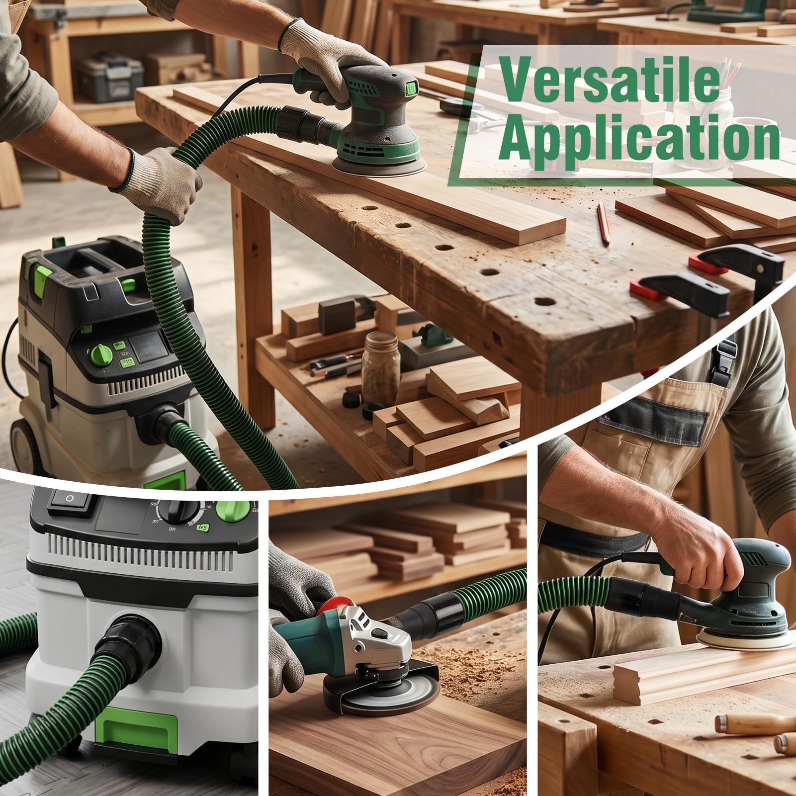5m Staubsaugerschlauch, D27 (Ø35mm) Absaugschlauch Staubsauger Schlauch für Festool CT 26/36/48 CT 15/25 CT MINI and CT MIDI ab 2019 Staubabsaugung Saugschlauch