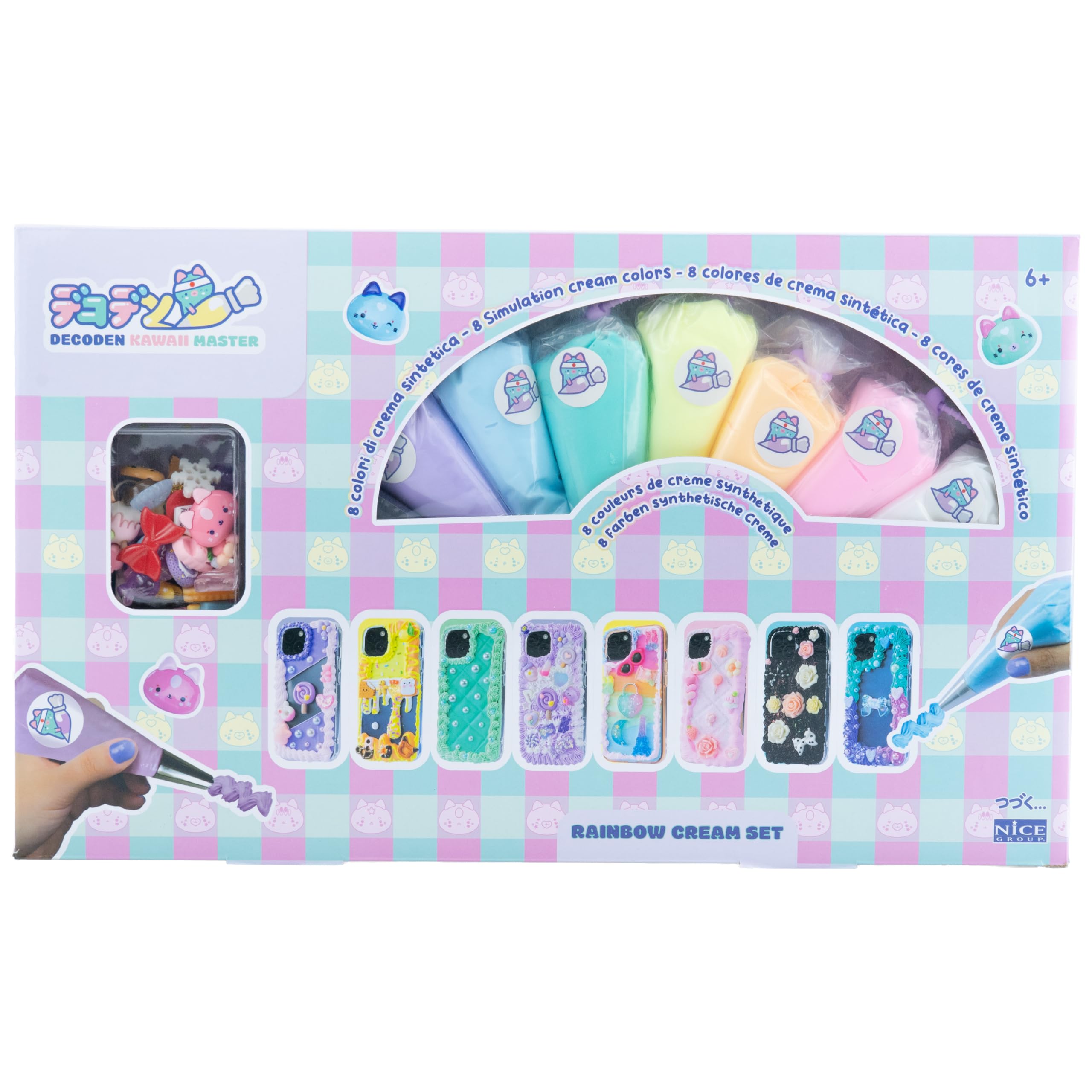 MOMOMI Decoden Rainbow Cream Set 48519
