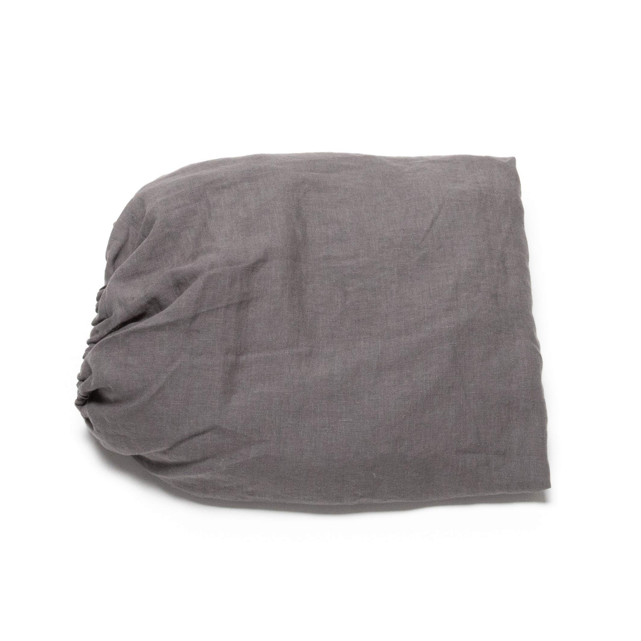 Drap housse graphite 150x200 pour matelas épais : créez un nid douillet