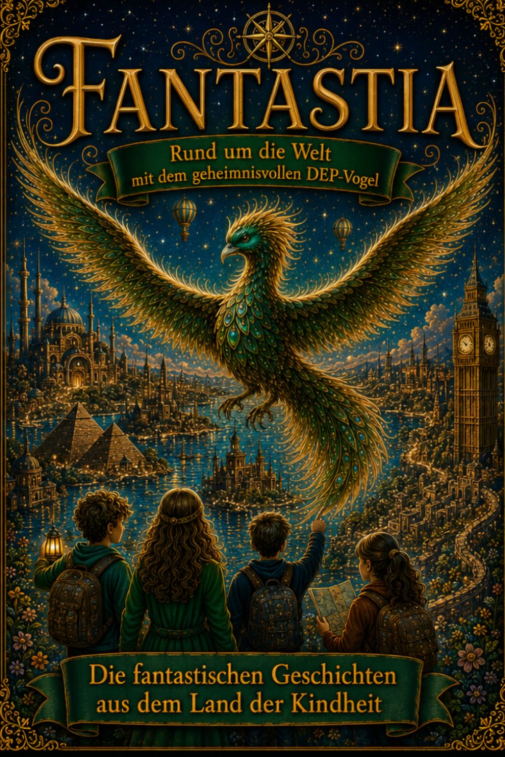 Fantastia rund um die Welt mit dem geheimnisvollen Dep- Vogelwesen: 4 (Fantastia – Series Four)