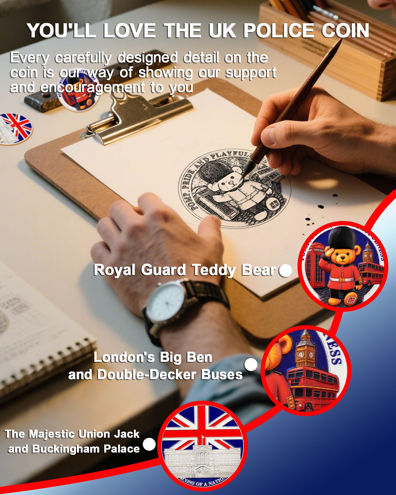 UK Royal Guard Challenge Coin - Image 3