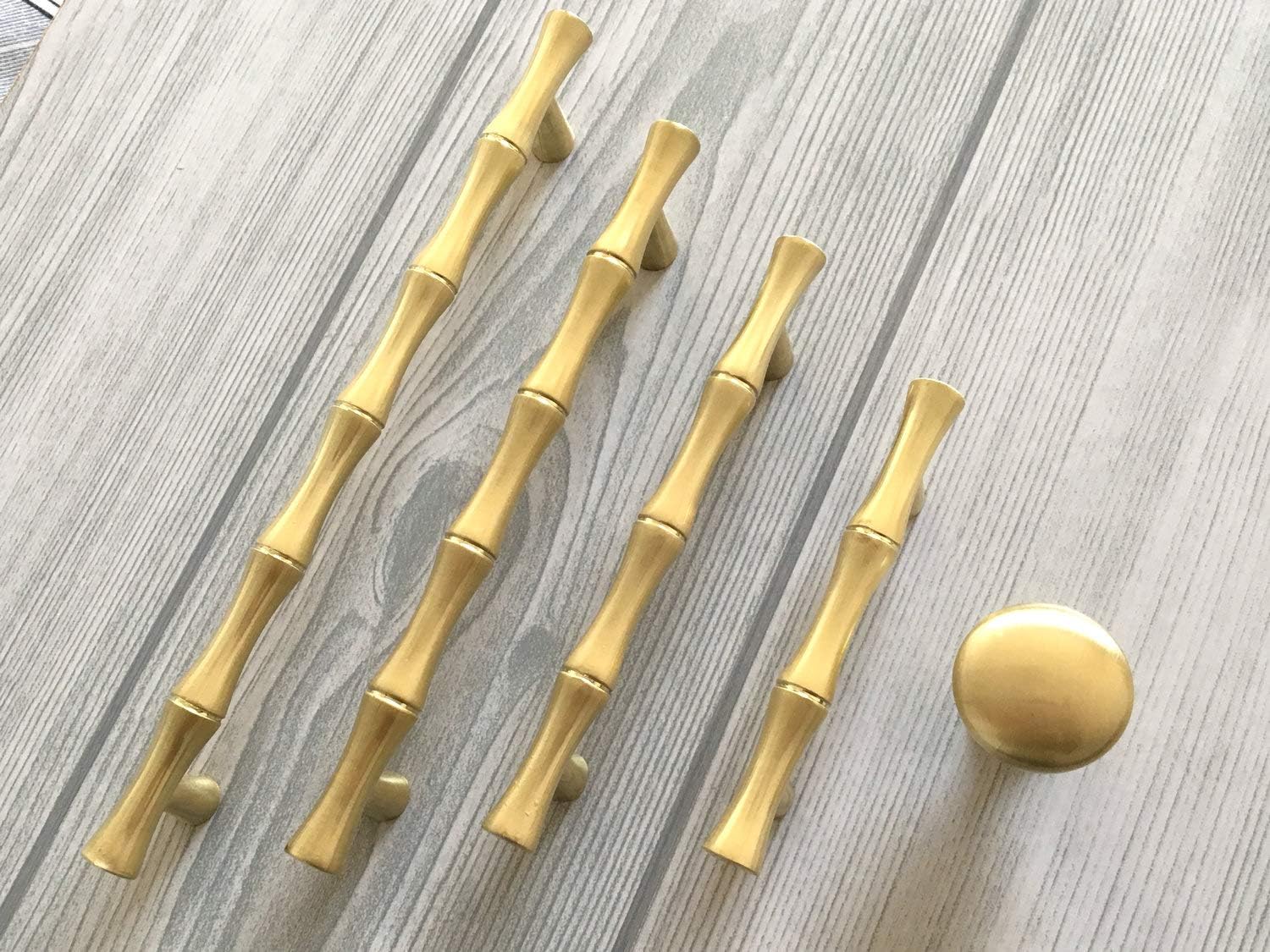 Brushed Gold Drawer Knob Dresser Pull Kitchen Cabinet Knob Kitchen Cupboard Knob Hardware (Round Single Knob)