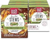 Vista 12 de The Honest Kitchen One Pot Stews: Estofado de salmón y pollo a fuego lento con arroz integral y brócoli Alimento húmedo para perros, 10.5 oz x6