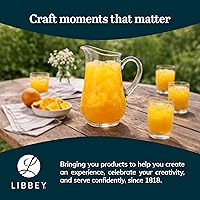Vista 6 de Libbey Atlantis - Jarra de vidrio, 73 onzas