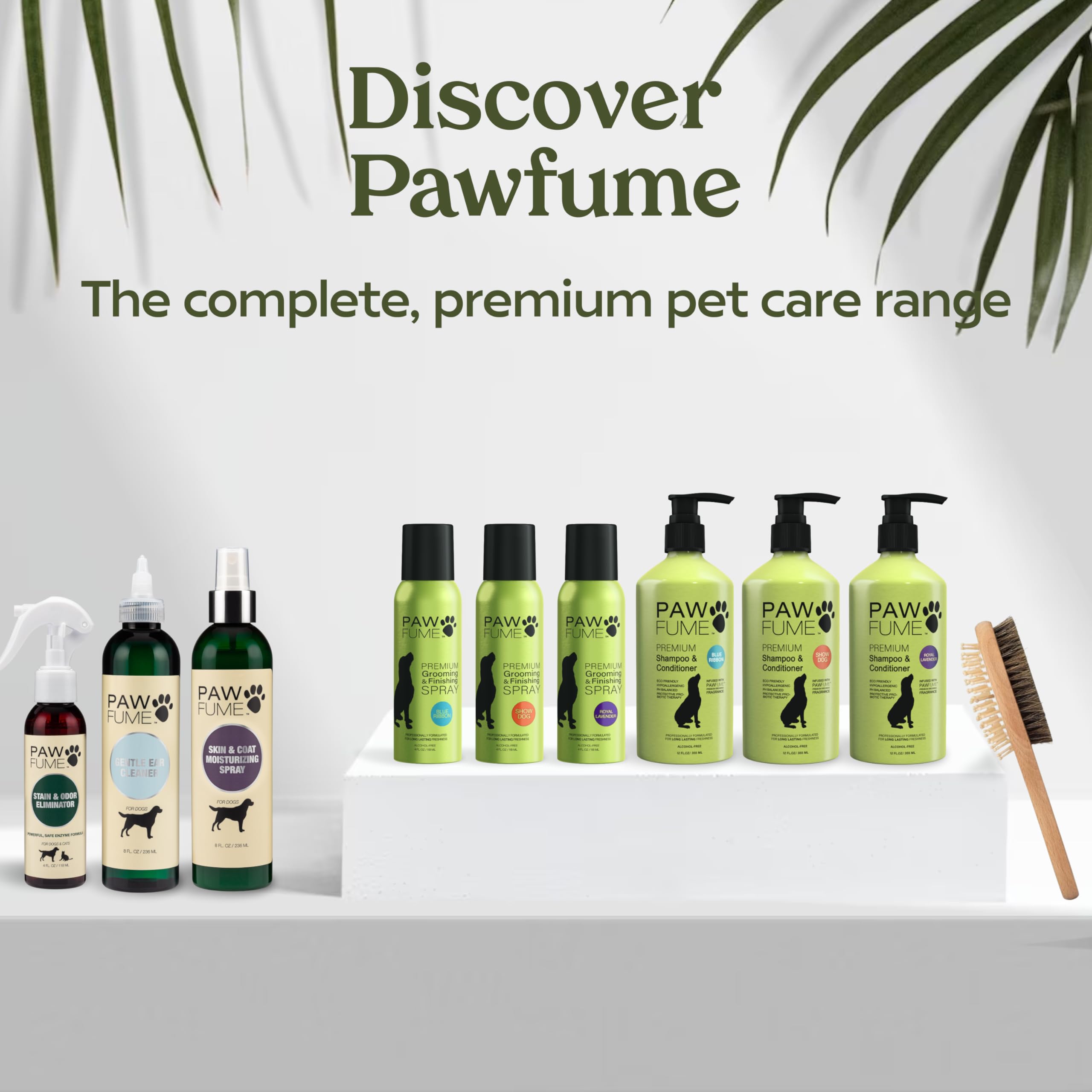 PAWFUME - Cepillo de aseo para perros
