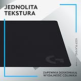 Logitech G G640 Duża Materiałowa Podkładka pod Mysz dla Graczy, Stworzona pod Czujniki, Umiarkowane Tarcie, Antypoślizgowa, akcesoria do PC i do Mac, 460 x 600 x 3 mm