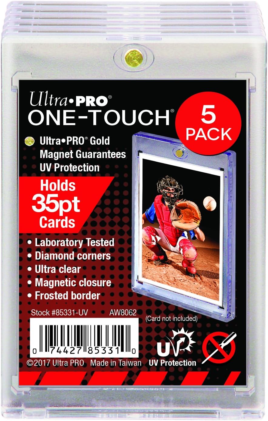 35-Point ONE-Touch Magnetic Trading Card Holder (Pack of 5)