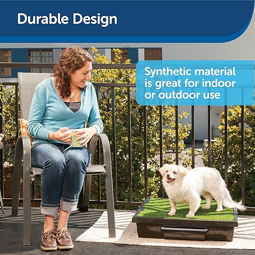 Miniatura 6 de PetSafe Hierba de repuesto para mascotas pequeñas, sistema de entrenamiento portátil para perros para interiores, césped artificial para perros,