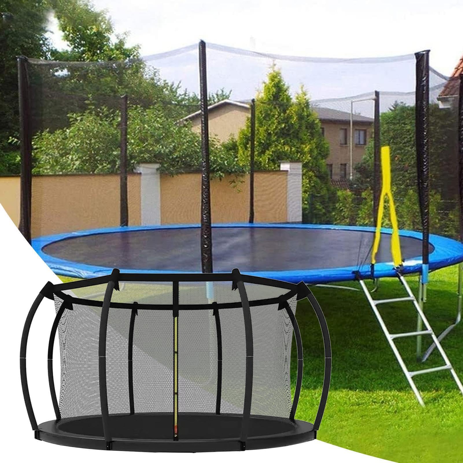 Red De Cerramiento Para Cama Elástica Vallas Resistentes a la Intemperie | Red Recambio Para Cercado Cama Elástica en Exteriores Patio Jardín Hogar Parque y Zona Juegos Infantil