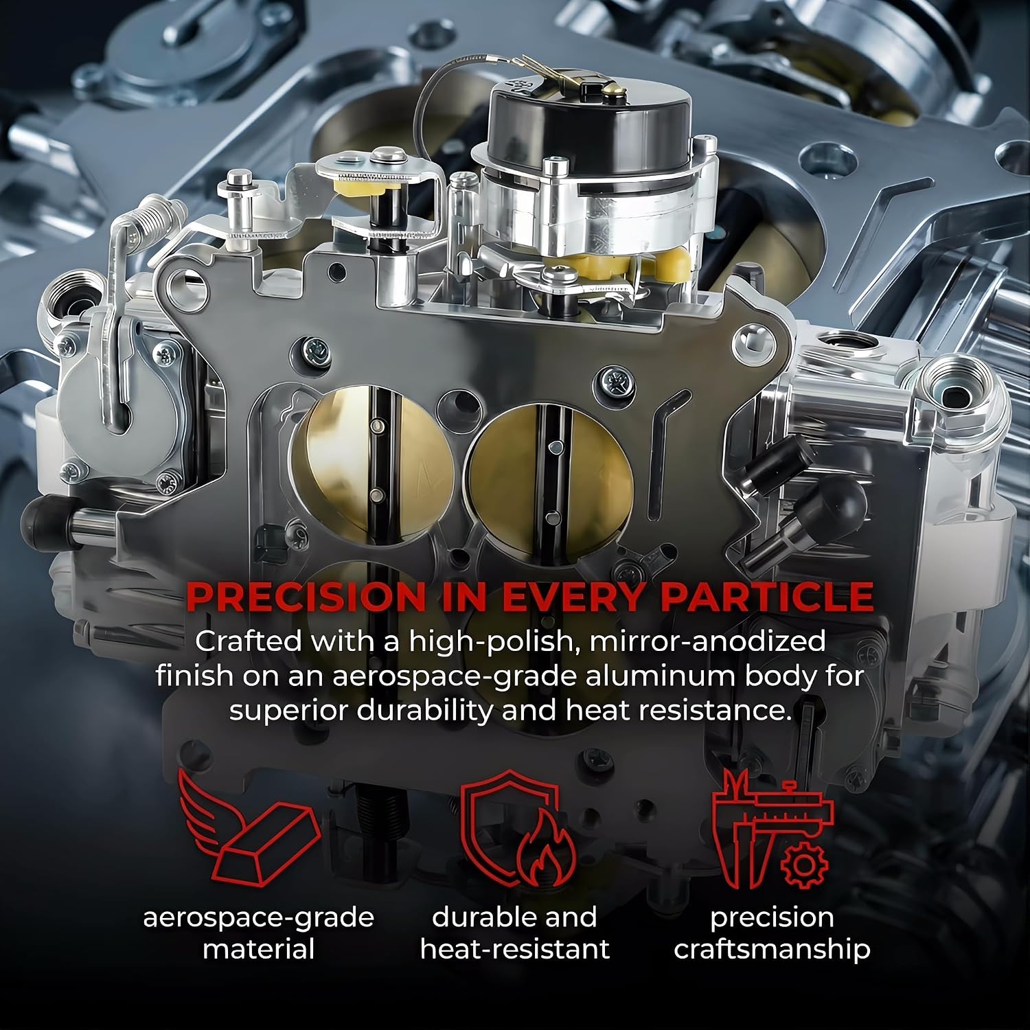 4160 0-80459SA Carburetor 750 CFM 4 Barrel W/Electric Choke,Vacuum Secondary, Replacement For Holley 4160 Model Street 0-80459SA 750cfm Carb