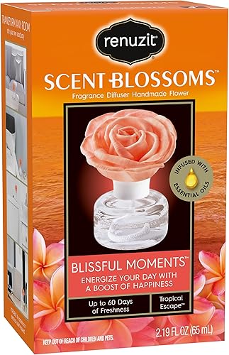 Miniatura 3 de Renuzit Snuggle - Difusor de fragancia de flores aromáticas hecho a mano, Blissful Moments Tropical Escape, 1 unidad