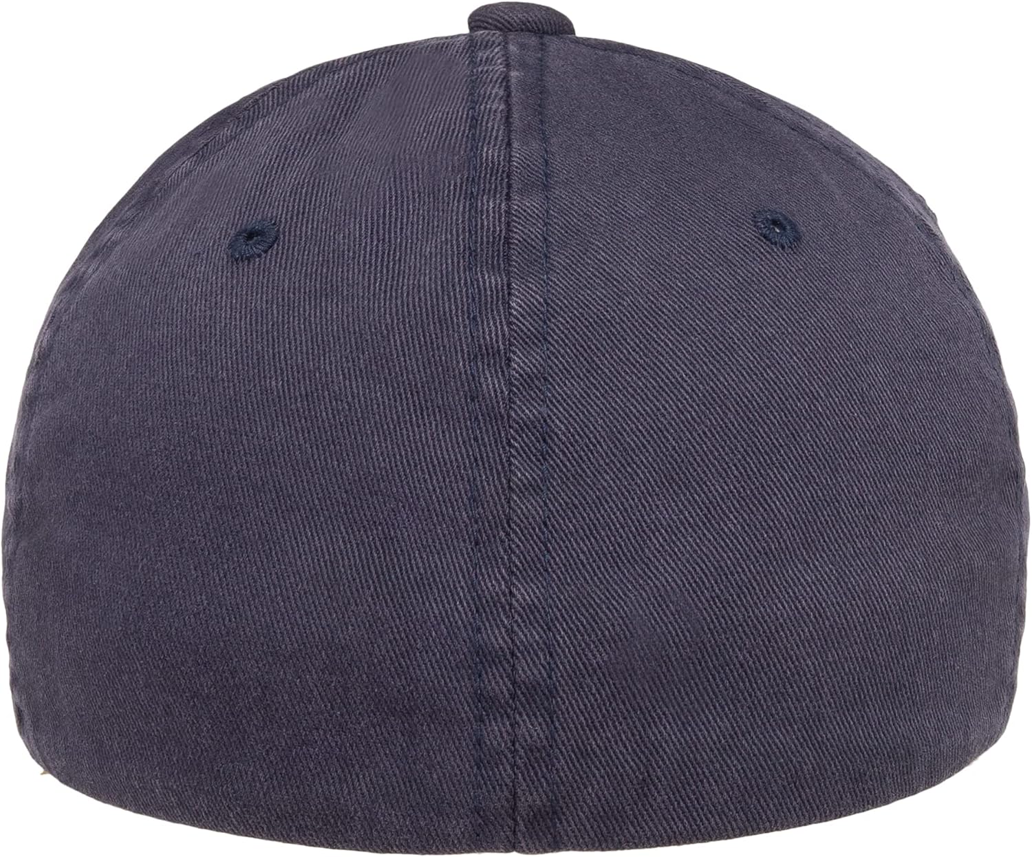 Flexfit Men's Low-Profile Unstructured Fitted Dad-Style Baseball Cap, Navy, Small-Medium