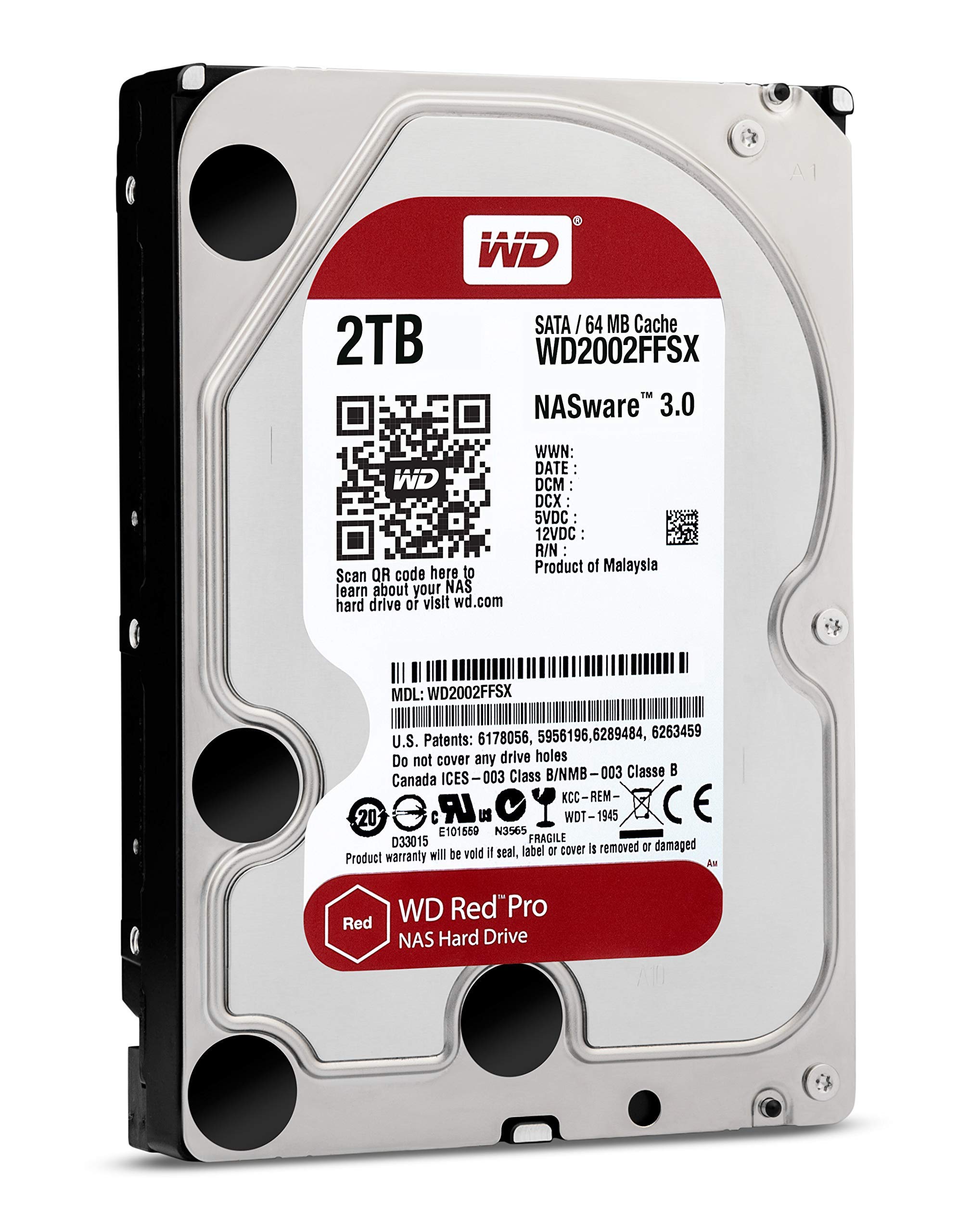 Amazon.com: Western Digital WD Red Pro 2TB NAS Internal Hard Drive